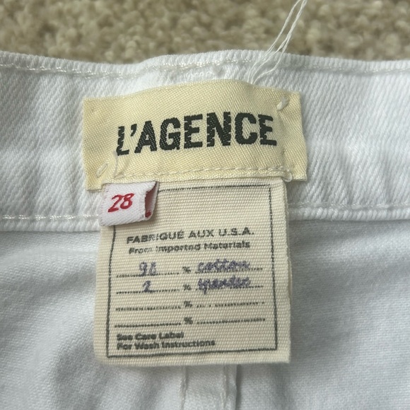 L’agence White denim shorts - Picture 5 of 11
